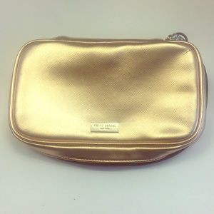Henri Bendel Rose Gold travel jewelry case